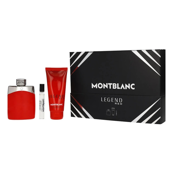 Montblanc Legend Red 3pc Gift Set Eau De Parfum For Men