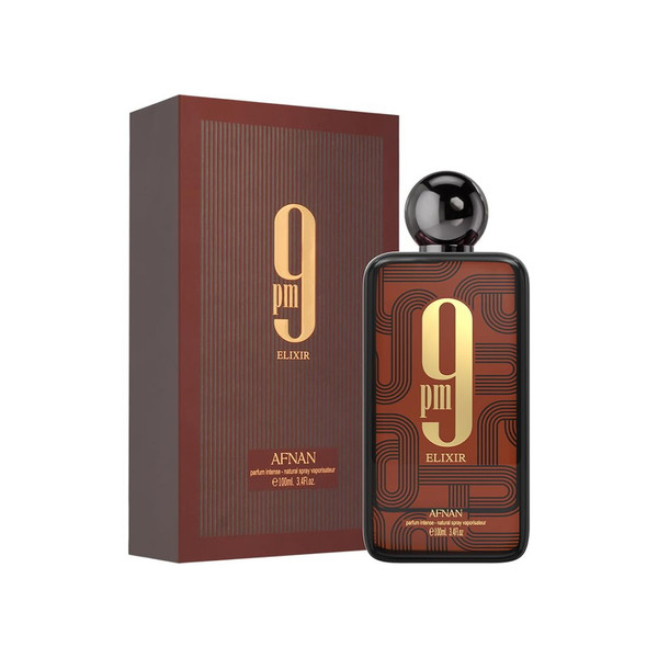 Afnan 9 PM Elixir Extrait de Parfum 3.4 oz / 100 ml Spray For Unisex