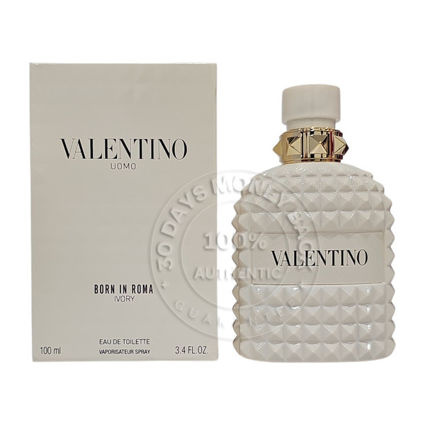 Valentino Uomo Born in Roma Ivory EDT 3.4 oz / 100 ml Spray For Men