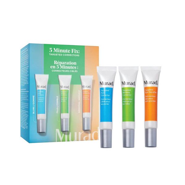 Murad 5 Minute Fix- Targeted Pore & Wrinkle Corrector, Eye Depuffer 5 ml Each