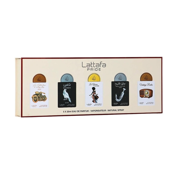 Lattafa Pride Collection Gift Set Box 5 for Unisex - 5 X 20 ML EDP Spray