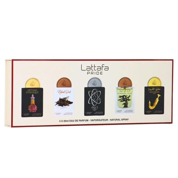 Lattafa Pride Collection Gift Set Box No. 2 for Unisex - 5 X 20 ML EDP Spray