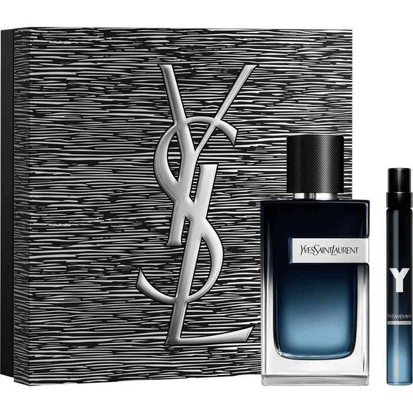 Yves Saint Laurent Y 2PC Gift Set 3.3oz EDP Spray + 0.33oz EDP Spray For Men