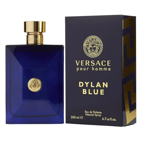 Versace Dylan Blue Pour Homme For Men EDT 6.7 oz / 200 ml *Not Sealed*