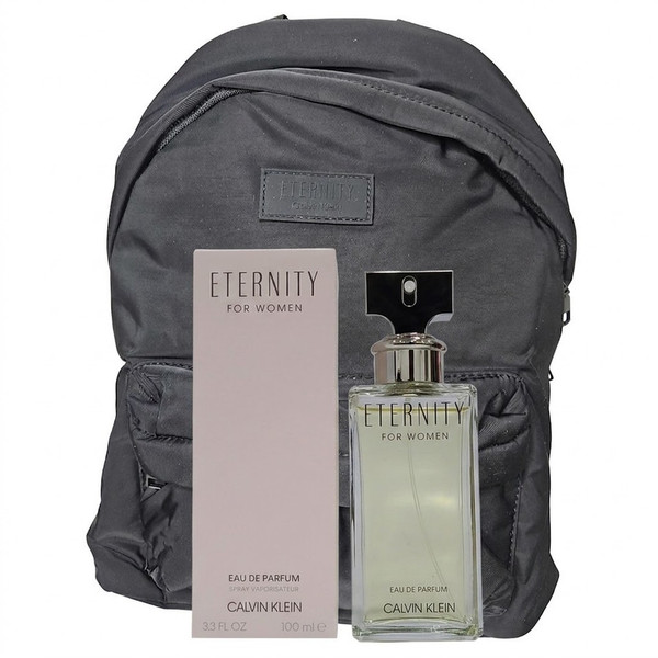 Calvin Klein Eternity EDP 3.3 oz for Women + Free CK Eternity Backpack
