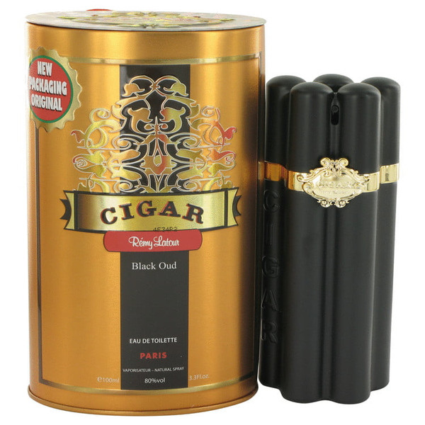 Cigar Black Oud By Remy Latour 3.3 oz  / 100 ml Eau De Toilette Sealed