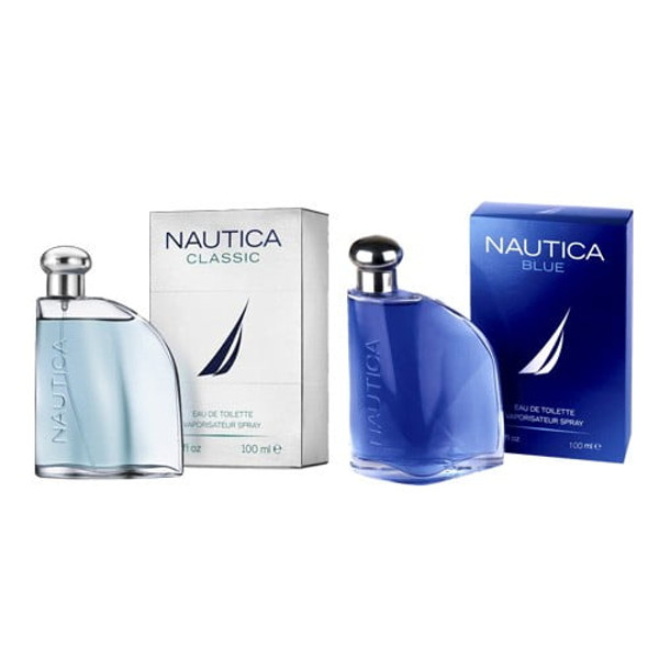 Nautica Blue and Nautica Classic EDT 3.4 oz for Men Combo