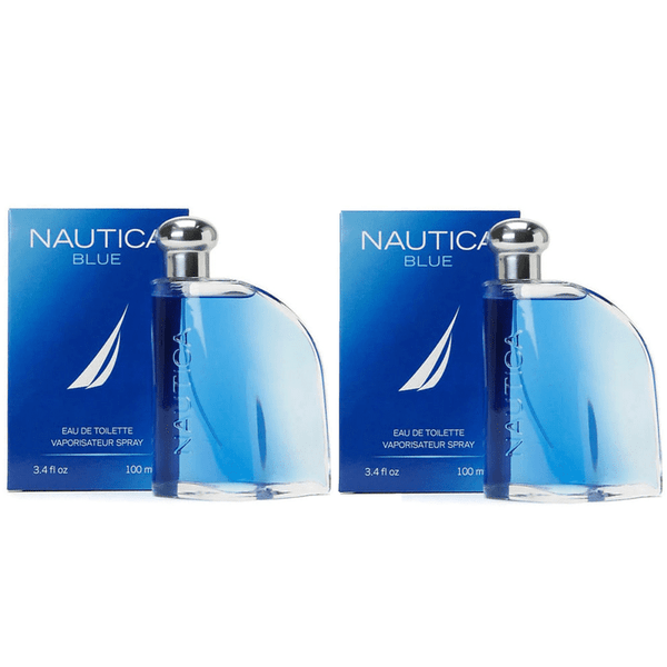 Nautica Blue Eau De Toilette 3.4 oz For Men (Pack of 2)