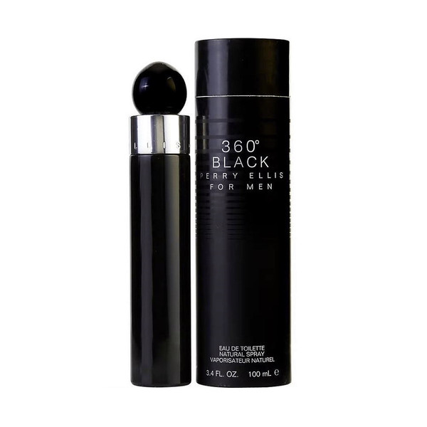 Perry Ellis 360 Black Eau De Toilette 3.4 oz / 100 ml Spray For Men