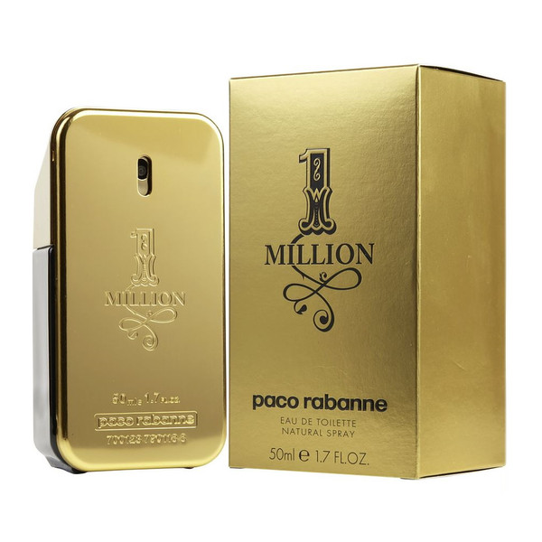 Paco Rabanne 1 Million Eau De Toilette 1.7 oz / 50 ml For Men