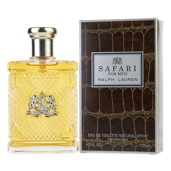 Ralph Lauren Safari Eau De Toilette For Men 4.2 oz / 125 ml Spray 