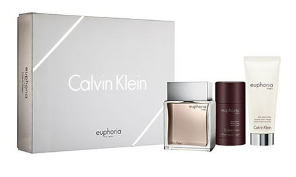 Calvin Klein Euphoria For Men 3 Piece Gift Set