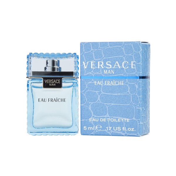 Versace Man Eau Fraiche Eau De Toilette 0.17 oz/ 5 ml Splash 