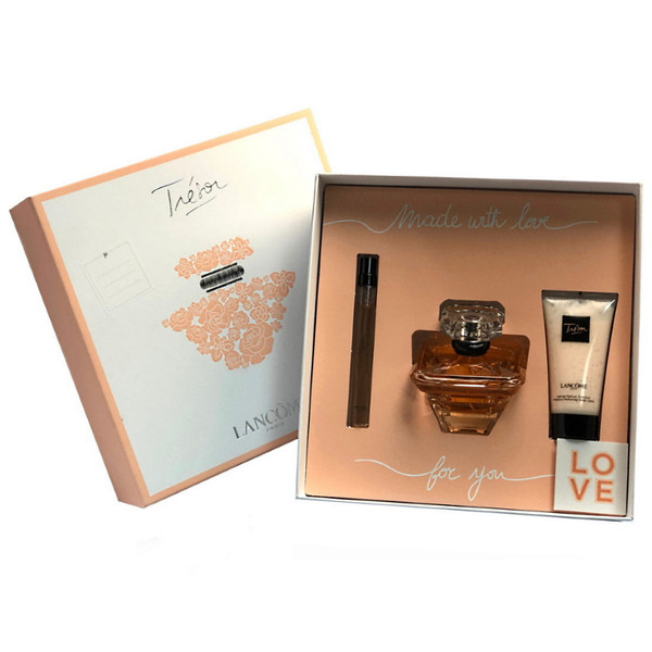 Lancome Tresor L'eau de Parfum 3 PCS Gift Set For Women