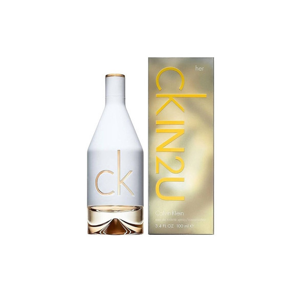 CK In 2U For Her By Calvin Klein 3.4 oz / 100 ML Eau De Toilette New Sealed