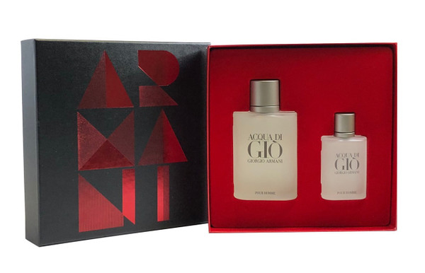 Acqua di Gio by Giorgio Armani Edt 2 pcs Men Gift Set.