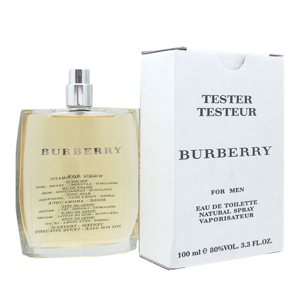 Burberry Classic Eau De Toilette 3.3 oz / 100 ml For Men Tst Without Cap