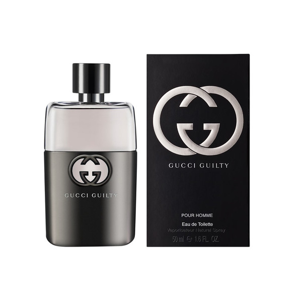 Gucci Guilty Eau de Toilette Pour Homme 1.6 oz / 50 ml Spray For Men (Old Packaging)