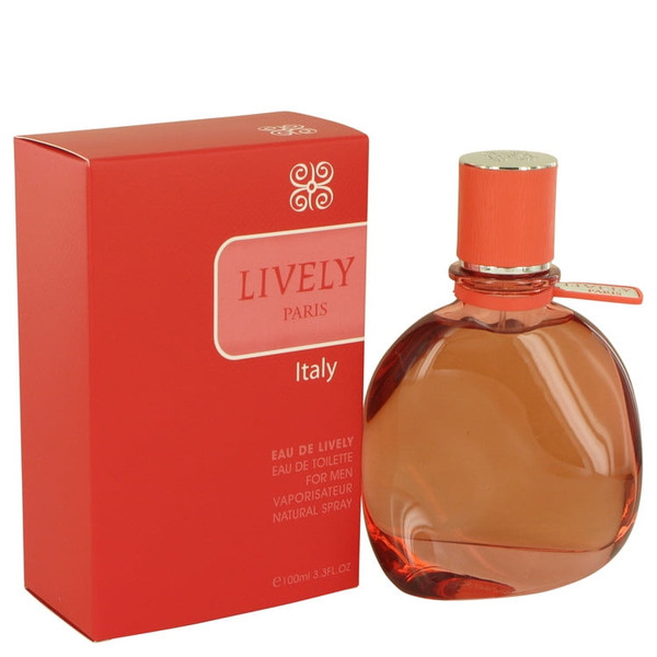 Italy By Parfums Lively Eau De Toilette For Men 3.4 oz / 100 ml for Men