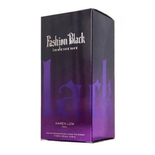 Fashion Black Indescence Eau De Parfum 3.4 oz / 100 ML By Karen Low *Sealed*