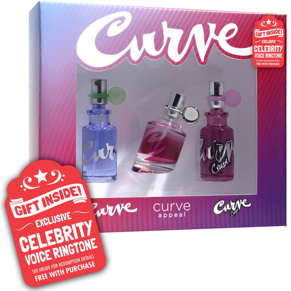 Liz Claiborne Curve 3 Piece Mini Gift Set For Women