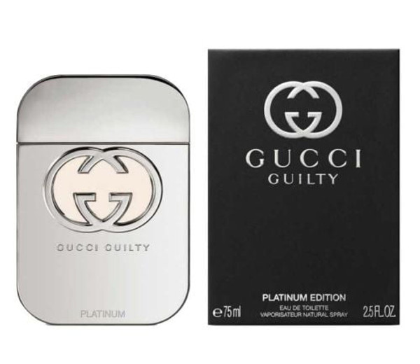 Gucci Guilty Platinum Edition Eau De Toilette 2.5 oz / 75 ml Spray For Women