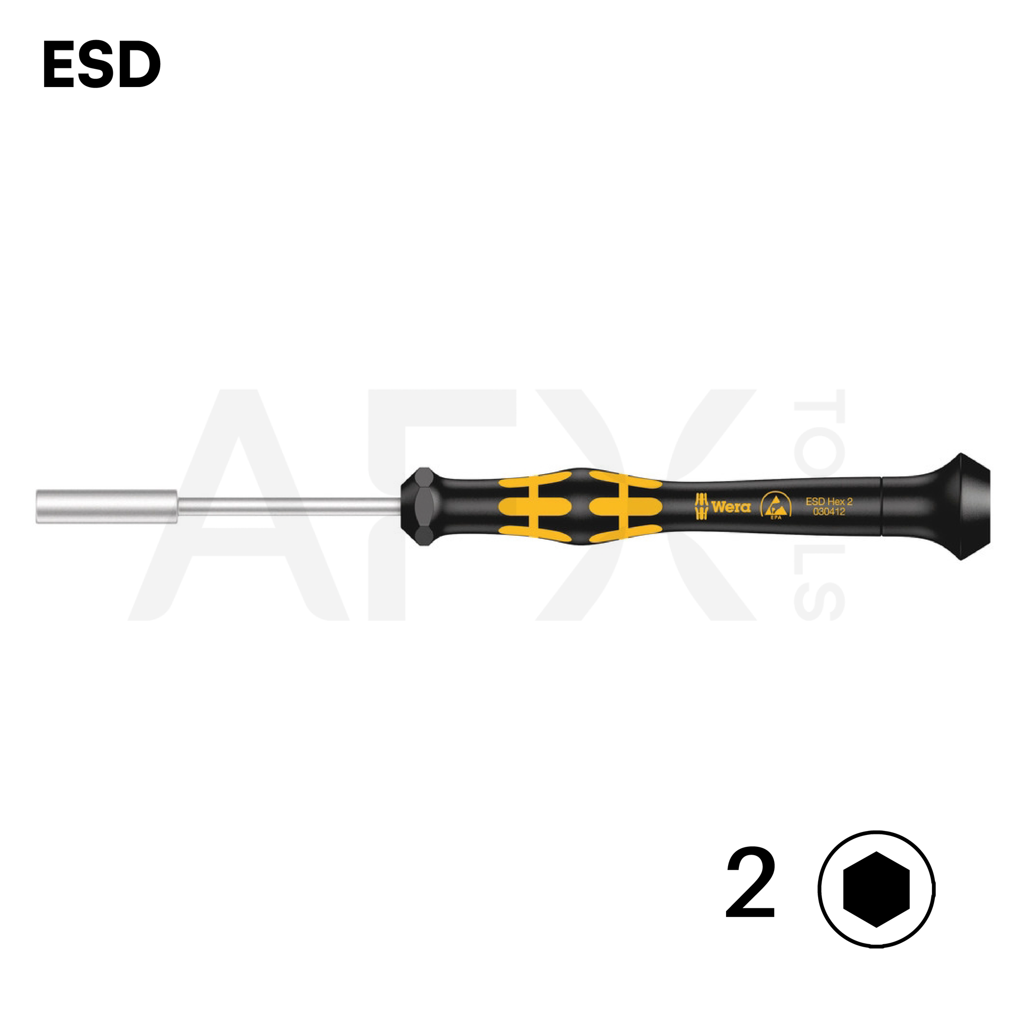 DESTORNILLADOR ESD de punta HEXPLUS 2