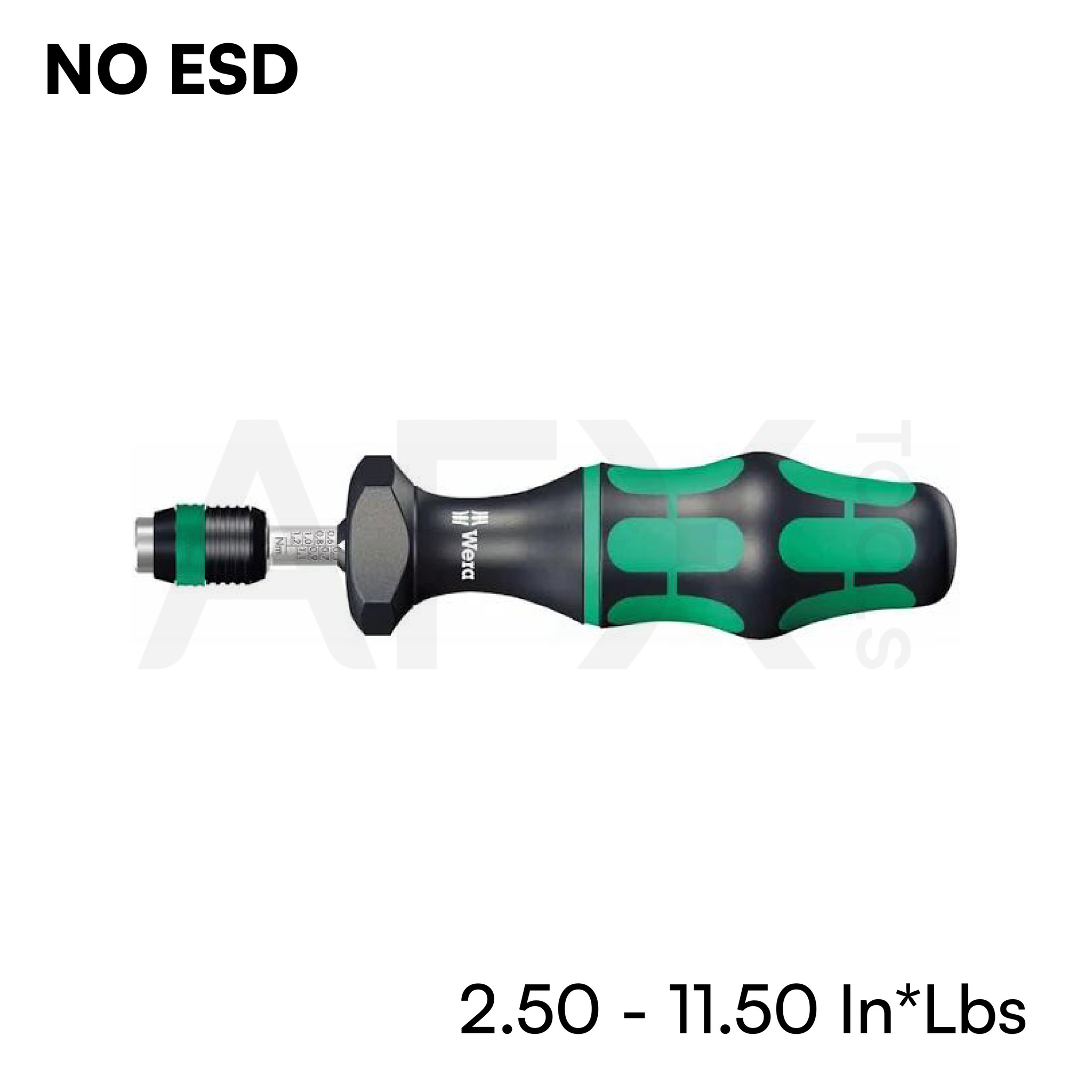 TORQUE MANUAL AJUSTABLE 2.50-11.50 in*lbs NO ESD