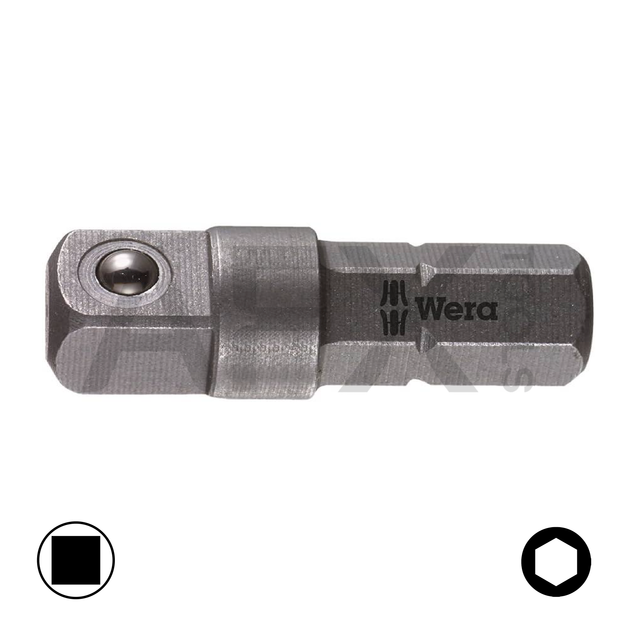 ADAPTADOR de 1/4"x25MM