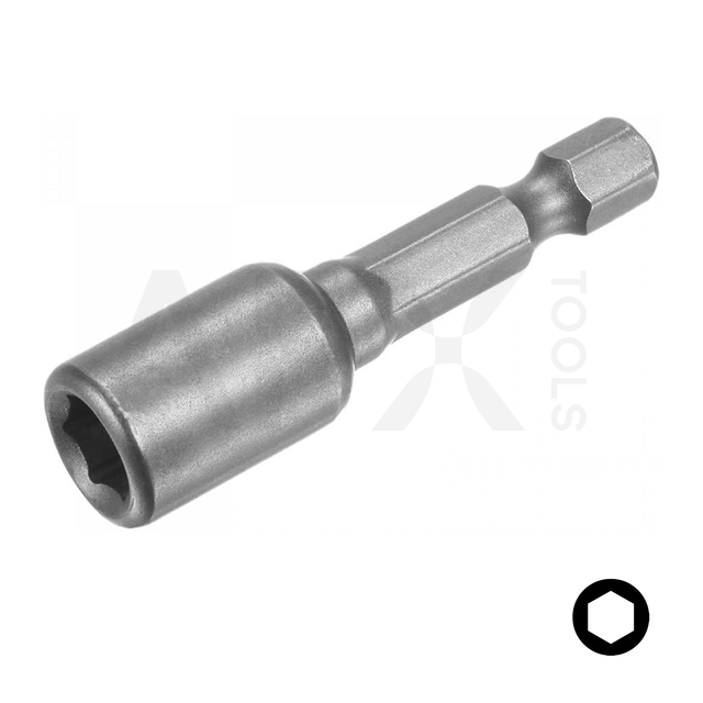 ADAPTADOR de 7mm con entrada PARA TUERCA DE 1/4"