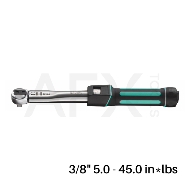 LLAVE MATRACA AJUSTABLE 3/8" 5.0 - 45.0 in*lbs