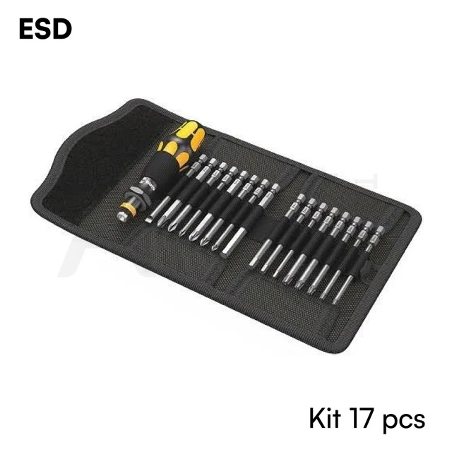 TORQUE MANUAL ESD CON JUEGO DE 17 PIEZAS