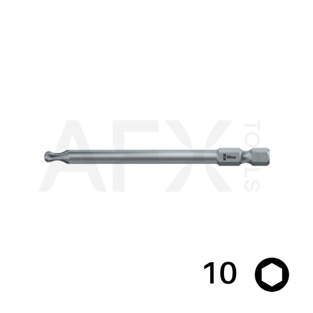 Punta TORX BOLA 10, Largo 89mm, 1/4" Hexagonal (10 piezas)