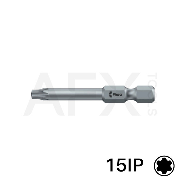 Punta TORX PLUS 15IP, Largo 50mm, 1/4" Hexagonal (10 piezas)
