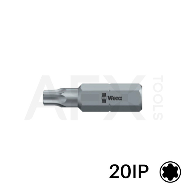 Punta TORX PLUS 20IP, Largo 25mm, 1/4" Hexagonal (10 piezas)