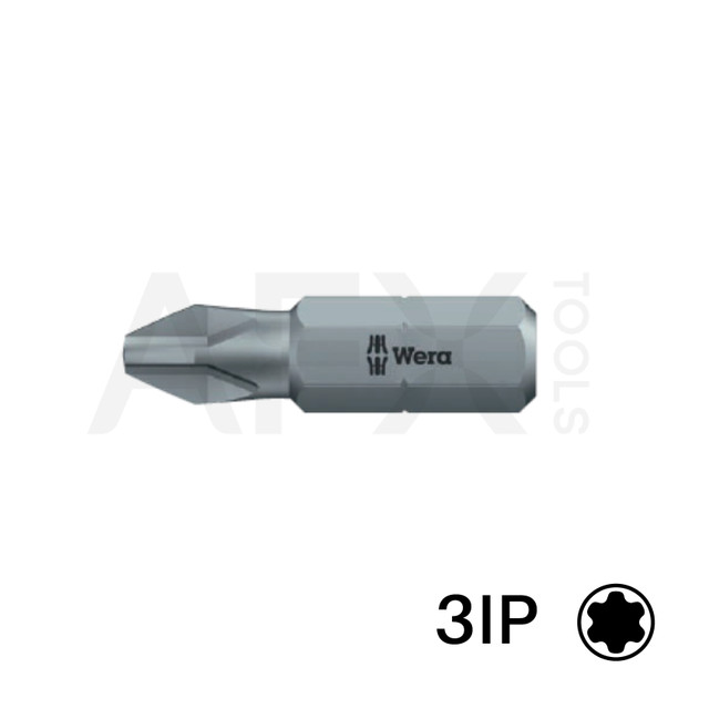 Punta TORX PLUS 3IP, Largo 25mm, 1/4" Hexagonal (10 piezas)