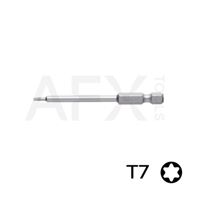 Punta TORX 7, Largo 152mm, 1/4" Hexagonal (10 piezas)