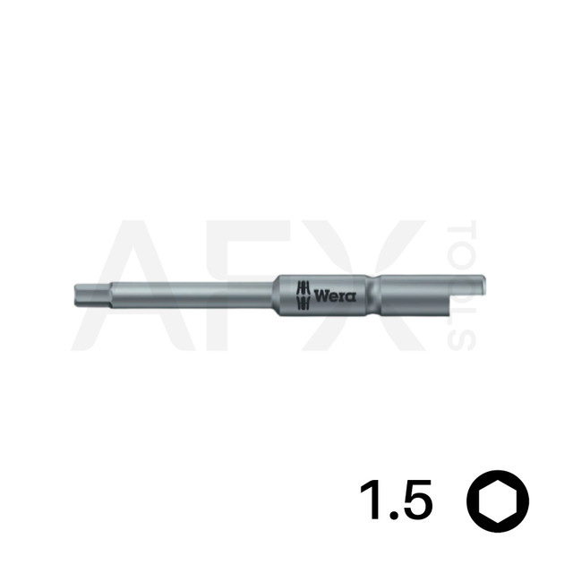 Punta HEXPLUS 1.5, Largo 44mm, Halfmoon (10 piezas)