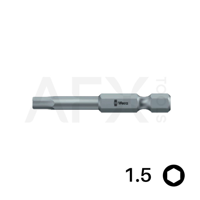 Punta HEXPLUS 1.5, Largo 50mm, 1/4" Hexagonal (10 piezas)