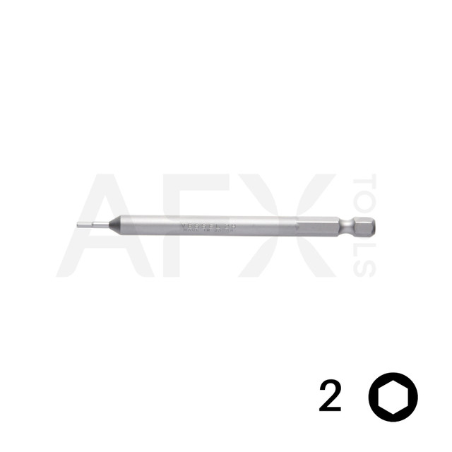 Punta HEXPLUS 2, Largo 75mm, 1/4" Hexagonal (10 piezas)