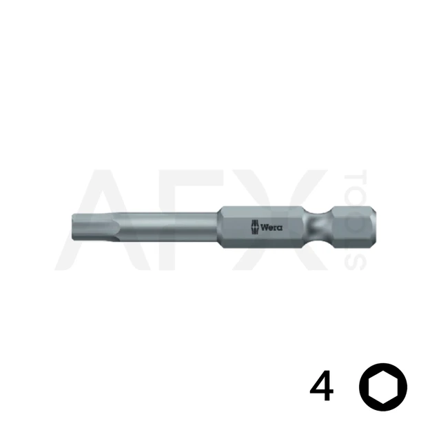 Punta HEXPLUS 4, Largo 50mm, 1/4" Hexagonal (10 piezas)