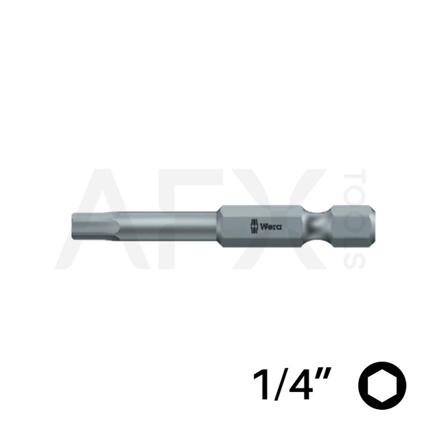 Punta HEXPLUS 1/4", Largo 152mm, 1/4" Hexagonal (10 piezas)