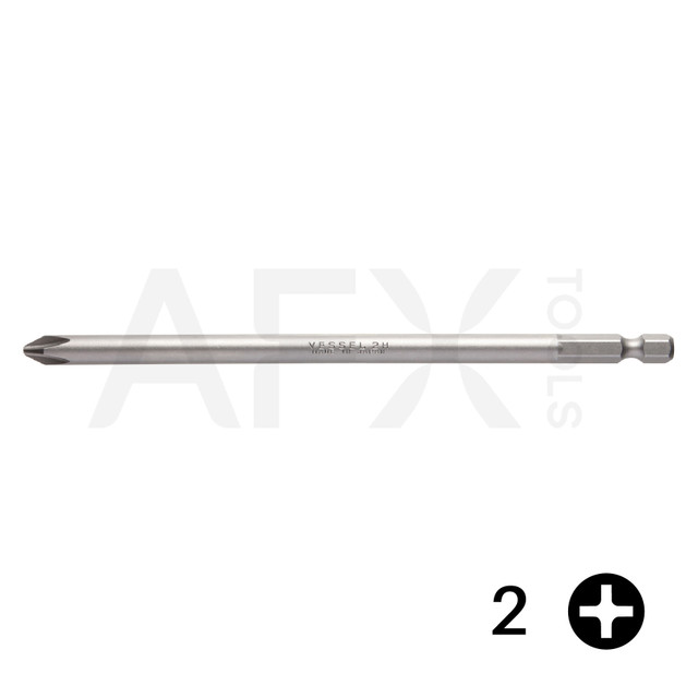 Punta PHILLIPS 2, Largo 100mm, 1/4" Hexagonal (10 piezas)