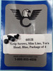 Wilson Combat Grip Screws, Torx Head, Slim Line, Blue, Package of 4, # 601B