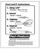 Posi-Lock 6-8 Gage Green, (EX-485, #620) Insulated Butt Splice 30 PACK! PL0608