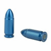 A-ZOOM Action Proving Dummy Round, 10 PACK Snap Caps for 9mm LUGER Blue 15316
