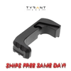 Tyrant Glock 43X/48 Extended Mag Release, BLK, STEEL TD-43x-48E-Steel-Black