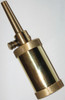 A1292 Traditions Solid Brass Black Powder Field Flask  2-1/2oz Capacity  New!