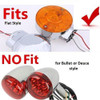 CUSTOM DYNAMICS ProBEAM Amber/White LED Turn Signals for HD (2) # PB-AW-1157-T