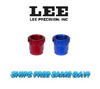Lee Precision 2-pack of Spline Drive Breech Lock Bushings RED AND BLUE  90095